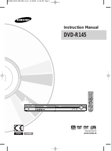 Εγχειρίδιο Samsung DVD-R145 Συσκευή αναπαρωγής DVD