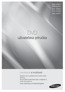 Návod Samsung DVD-SH873 DVD prehrávač