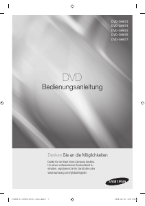 Bedienungsanleitung Samsung DVD-SH873 DVD-player