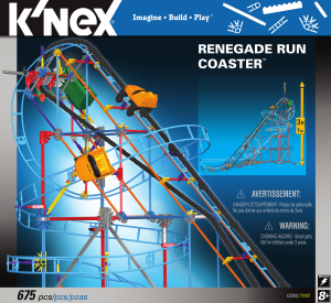 Manual K'nex set 13080 Thrill Rides Renegade Run