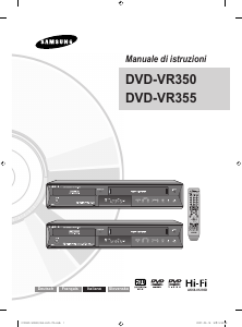 Priročnik Samsung DVD-VR350 DVD-predvajalnik
