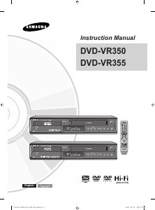 Manual Samsung DVD-VR355 DVD Player