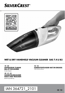Mode d’emploi SilverCrest SAS 7.4 LI B3 Aspirateur à main