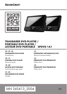 Manual SilverCrest SPDVD 1 A1 DVD Player