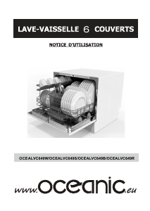 Mode d’emploi Oceanic OCEALVC649B Lave-vaisselle