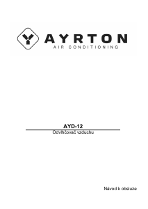Manuál Ayrton AYD-12 Vysoušeč