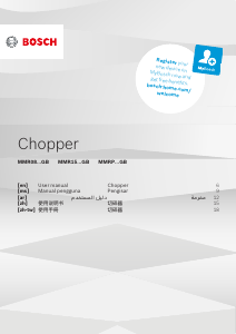 Manual Bosch MMRP1000GB Chopper