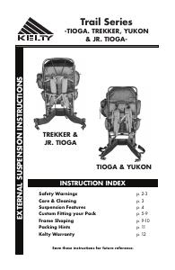 Handleiding Kelty Yukon Rugtas