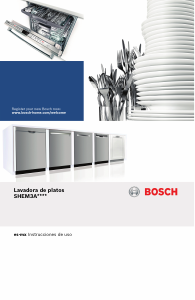 Manual de uso Bosch SHEM3AY52N Lavavajillas
