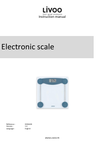 Manual Livoo DOM426B Scale