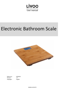 Manual Livoo DOM306 Scale