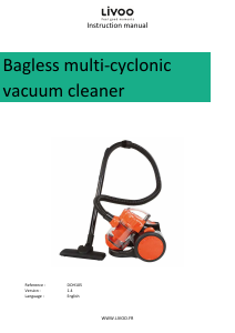 Manual Livoo DOH105B Vacuum Cleaner