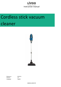 Manual Livoo DOH121B Vacuum Cleaner