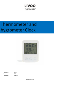 Handleiding Livoo SL257 Weerstation