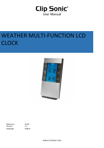 Handleiding Livoo SL207 Weerstation