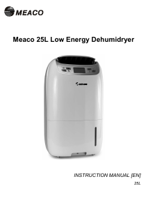 Manual Meaco 50Lm Dehumidifier