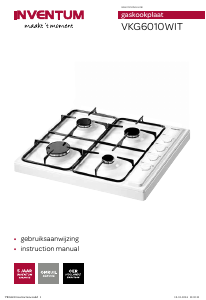 Bruksanvisning Inventum VKG6010WIT Häll