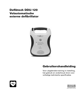 Handleiding Defibtech DDU-120 Defibrillator