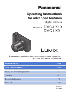 Handleiding Panasonic DMC-LX9SG Lumix Digitale camera