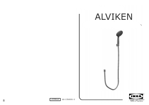 Руководство IKEA ALVIKEN Душевая лейка
