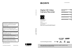 Bedienungsanleitung Sony HDR-CX430VE Camcorder