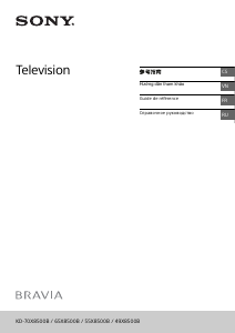 Руководство Sony Bravia KD-49X8500B ЖК телевизор