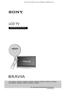 Handleiding Sony Bravia KDL-50W670A LCD televisie