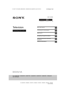 Handleiding Sony Bravia KLV-32W672E LCD televisie