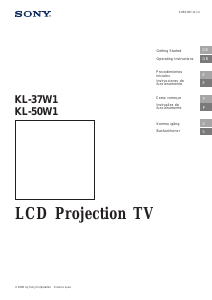 Bruksanvisning Sony KL-37W1 TV