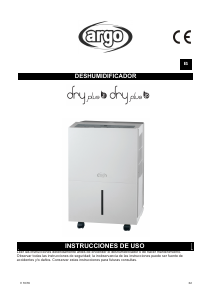 Manual de uso Argo Dry Plus 21 Deshumidificador