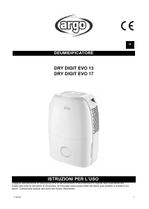 Manuale Argo Dry Digit Evo 13 Deumidificatore
