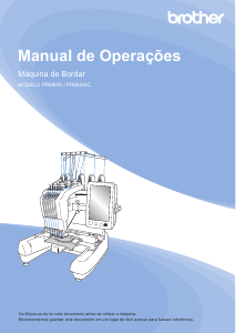 Manual Brother PR680W Máquina de bordar