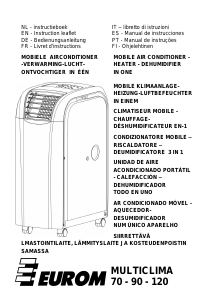 Manual Eurom Multiclima 70 Ar condicionado