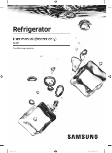 Manual de uso Samsung RZ32A748539 Congelador