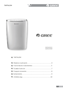 Használati útmutató Gree GDN40AW Páramentesítő