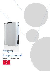 Brugsanvisning KGK 20L Affugter