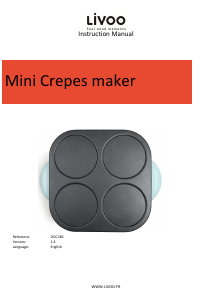 Manual Livoo DOC266 Crepe Maker