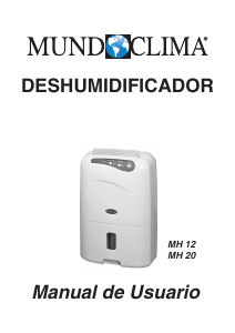 Manual de uso Mundoclima MH 12 Deshumidificador