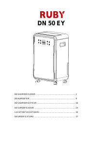 Manual Ruby DN 50 EY Dehumidifier