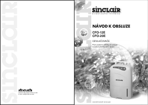 Manuál Sinclair CFO-12E Vysoušeč