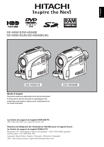 Mode d’emploi Hitachi DZ-HS500E Caméscope