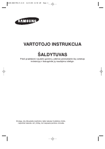 Vadovas Samsung RT57EASM Šaldytuvas-šaldiklis