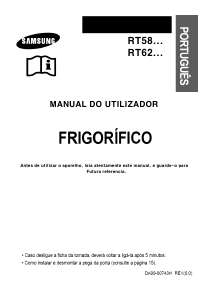 Manual Samsung RT58WASW Frigorífico combinado