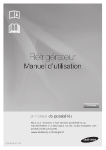 Mode d’emploi Samsung RT60KSRSL Réfrigérateur combiné