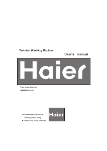 Handleiding Haier HWM150-0623S Wasmachine