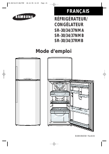 Mode d’emploi Samsung SR-37NMB Réfrigérateur combiné