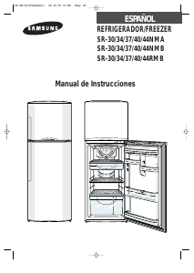 Manual de uso Samsung SR-37RMB Frigorífico combinado
