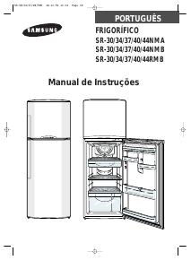 Manual Samsung SR-44RMB Frigorífico combinado
