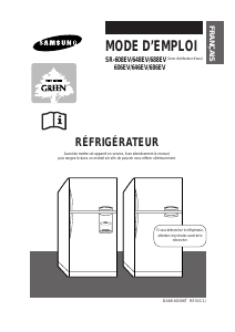 Mode d’emploi Samsung SR-608EV Réfrigérateur combiné