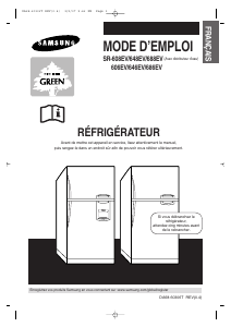 Mode d’emploi Samsung SR-688EVS Réfrigérateur combiné